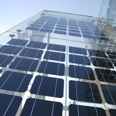 두 면이 있는 고전력 태양 전지판은 해빛받이방을 위해 글라스 태양 전지판 비용을 특화했습니다