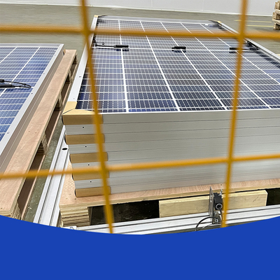 집을 위한 태양 PV 모듈 접지 광기전성 정거장 단일결정 태양 전지판