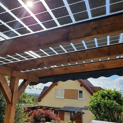리스인 관습 BIPV 모듈 학년 태양 에너지가 고효율 투명한 광기전성 해빛받이방을 독방살이 합니다