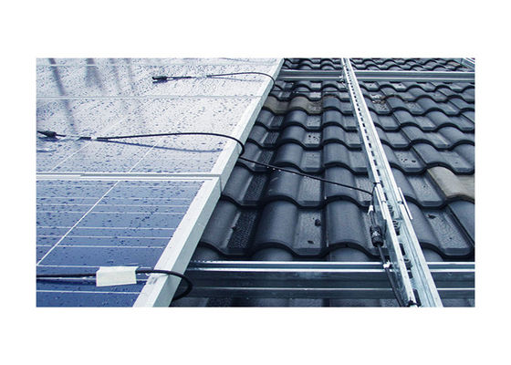 태양열발전시스템을 위한 타일 지붕 두 면이 있는 태양 전지판 태양계
