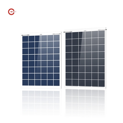 단일결정 태양 PV 모듈 250 와트 양면 배밀도 디스켓 라미네이트된 유리 태양 전지판