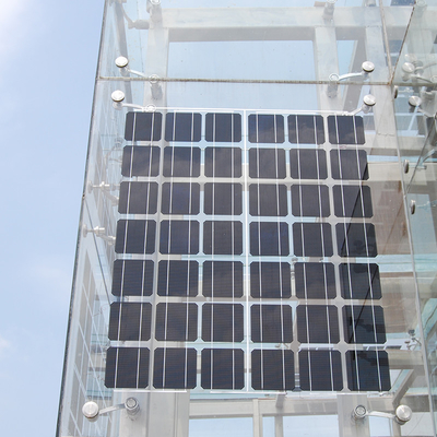 단일결정 BIPV 맞춘 태양 에너지는 200 와트 250wp에 판벽널을 끼웁니다