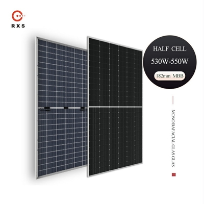 530W 고전력 태양 전지판 540W 550W 하프 커트 PV 모듈