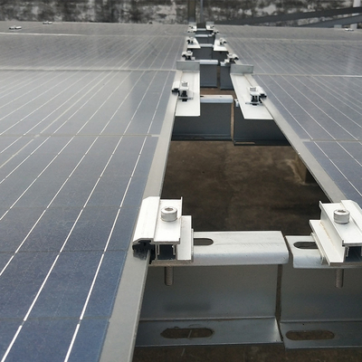 광기전성 제조 탄력적 PV 브라켓 두 면이 있는 태양 전지판 솔라 모듈 시스템 반대 부식제