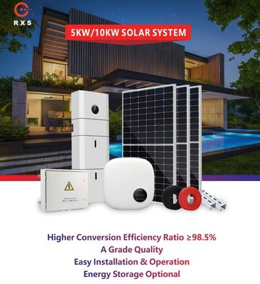 주택을 위한 아노디즈드 알아민움 불순물 오프 그리드 태양계 5 kw