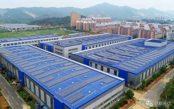 그리드 태양광 시스템 2MW의 항공 우주 케이블 지붕 태양광 발전