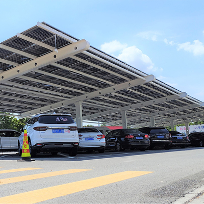 고속도로 태양열 자동차 충전소 BIPV 모듈 태양열 간이 차고 시스템