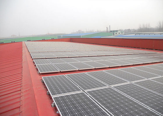 뜨거운 침지된 두 면이 있는 태양 전지판 아연도강 SGS 태양 전지판 컬러 스틸 타일 지붕