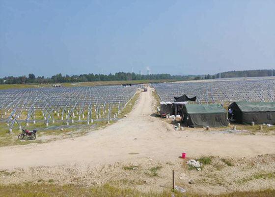광기전성 제조 탄력적 PV 브라켓 두 면이 있는 태양 전지판 솔라 모듈 시스템 반대 부식제