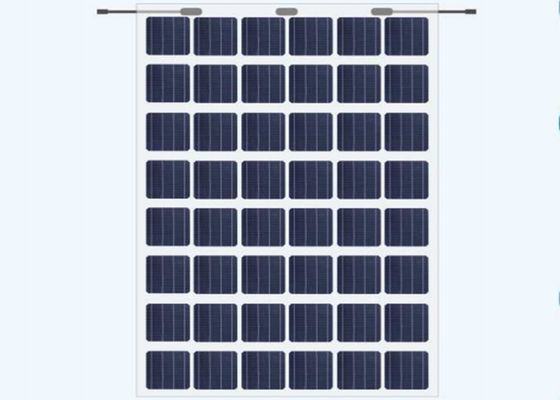 높은 투명한 240W 광기전성 태양 전지판 두 면이 있는 대용량