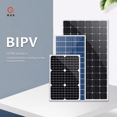 절반은 BIPV 태양 전지판 단일결정 두 면이 있는 모노럴 페르크 태양 전지판을 줄였습니다