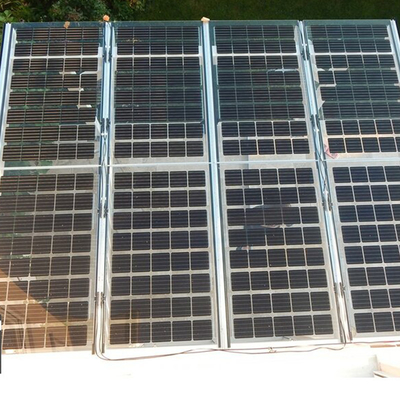 다결정질인 리스인 200 와트 작은 BIPV 이중 유리 PV 모듈 태양 전지판