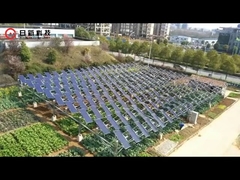 Solar panels with tracking brackets system